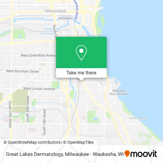 Great Lakes Dermatology map