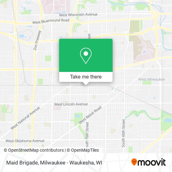 Maid Brigade map
