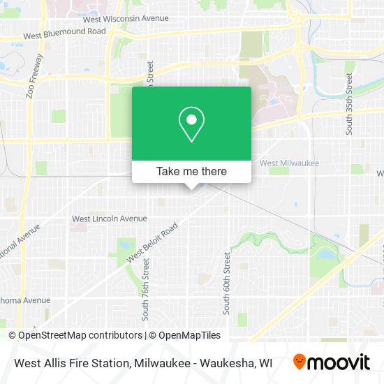 Mapa de West Allis Fire Station