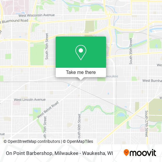 On Point Barbershop map