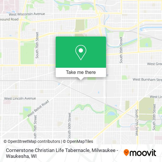 Mapa de Cornerstone Christian Life Tabernacle
