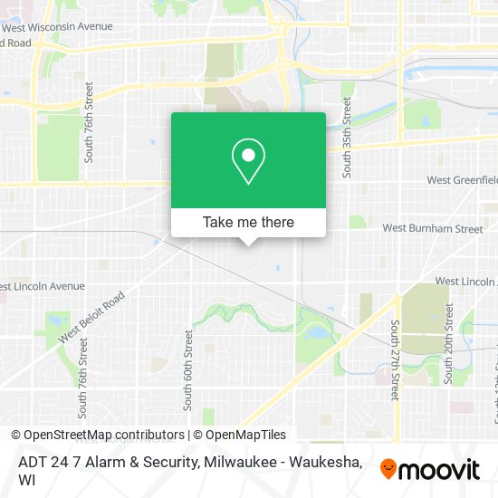 ADT 24 7 Alarm & Security map