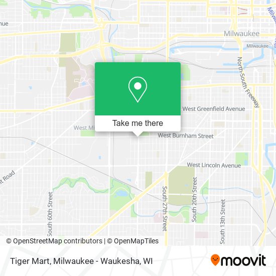 Mapa de Tiger Mart