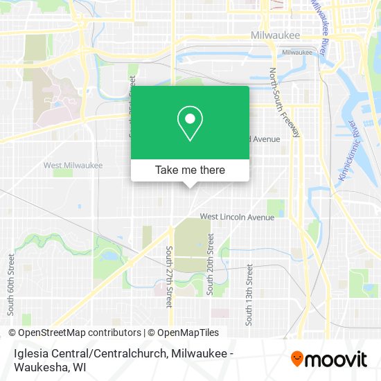 Iglesia Central/Centralchurch map