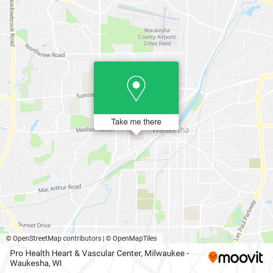 Pro Health Heart & Vascular Center map