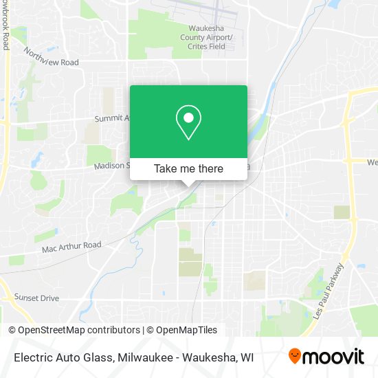 Electric Auto Glass map