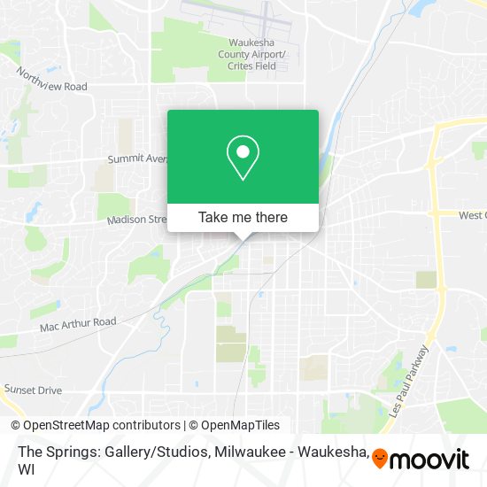 Mapa de The Springs: Gallery/Studios