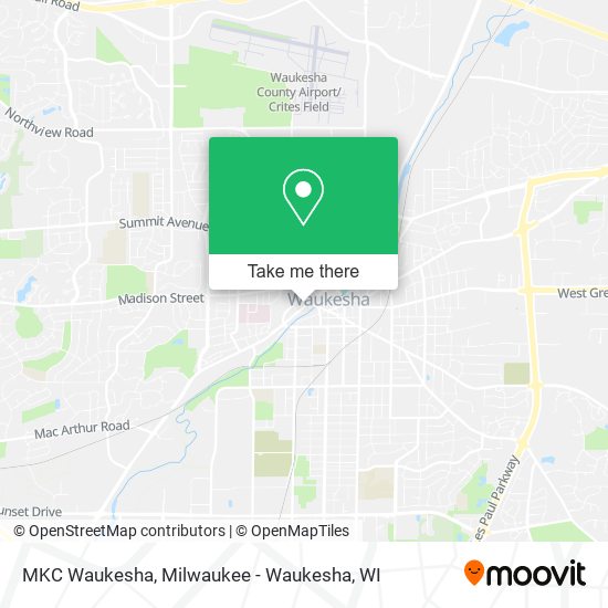 MKC Waukesha map