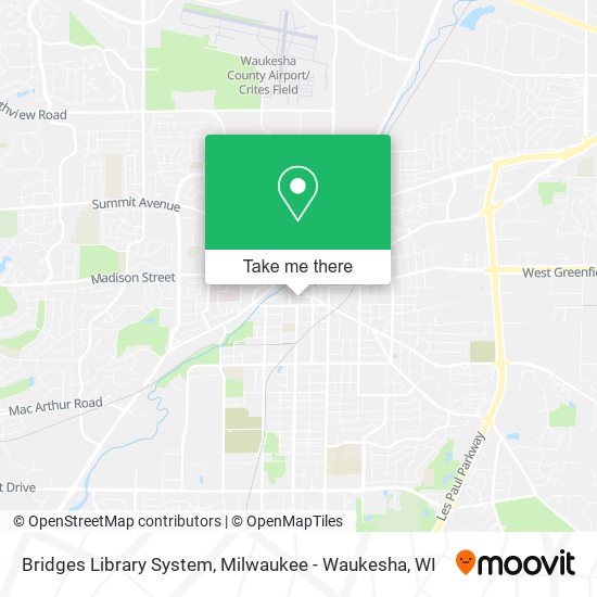 Bridges Library System map