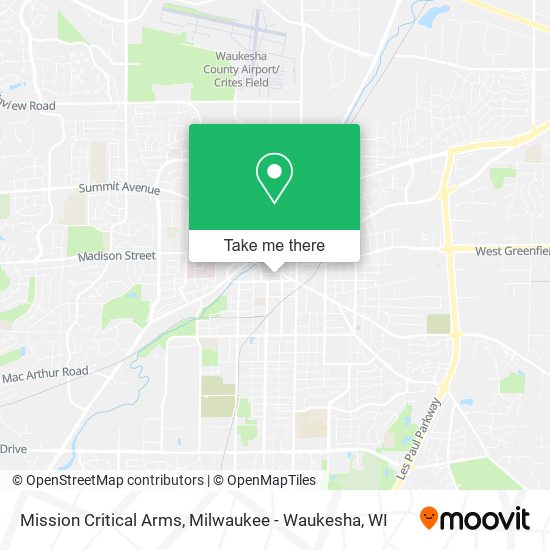 Mission Critical Arms map