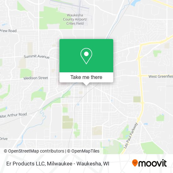 Mapa de Er Products LLC