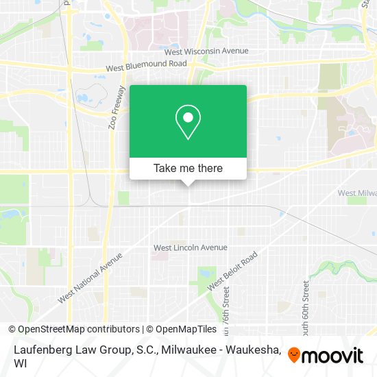 Mapa de Laufenberg Law Group, S.C.
