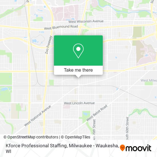 Kforce Professional Staffing map