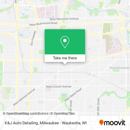 K&J Auto Detailing map