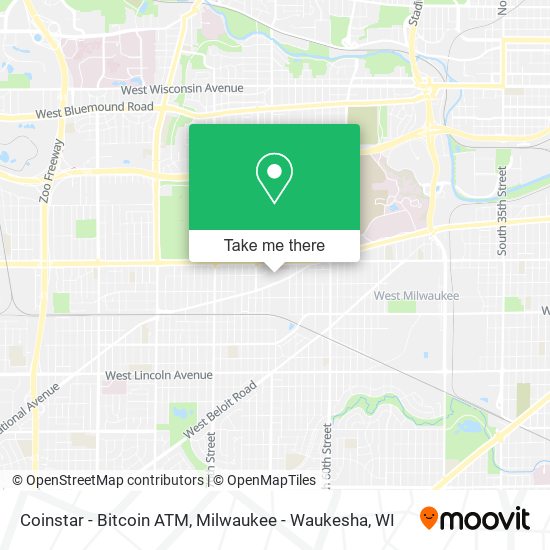 Coinstar - Bitcoin ATM map