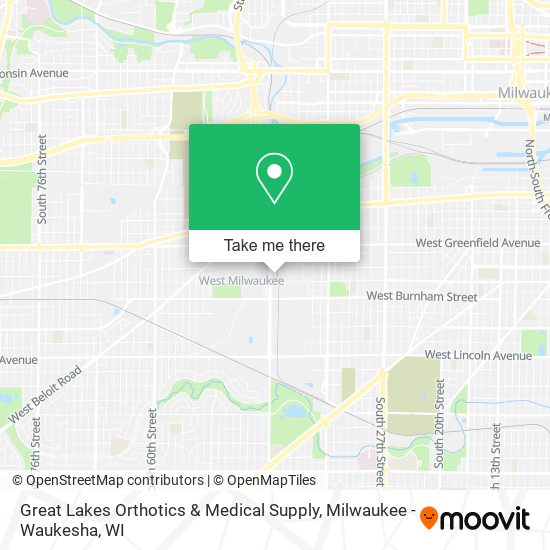 Mapa de Great Lakes Orthotics & Medical Supply