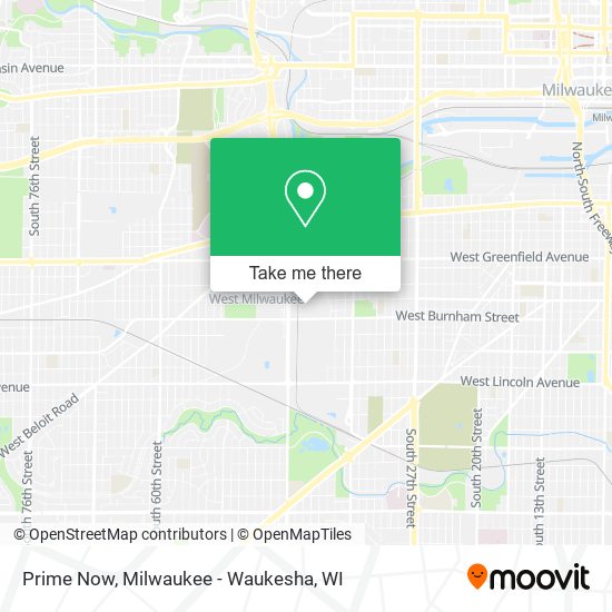 Mapa de Prime Now