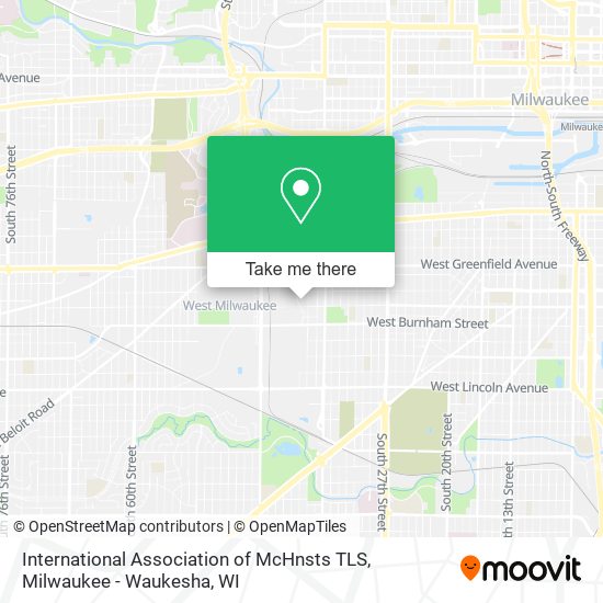 Mapa de International Association of McHnsts TLS