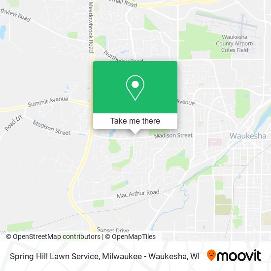 Spring Hill Lawn Service map