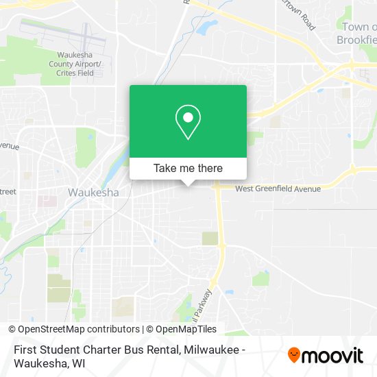 First Student Charter Bus Rental map