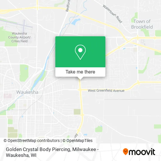 Mapa de Golden Crystal Body Piercing