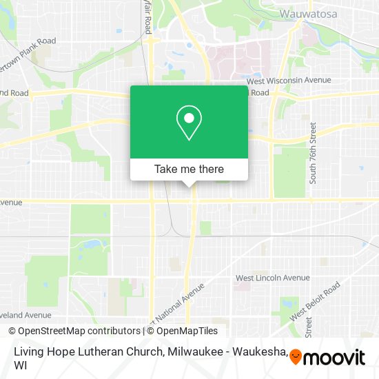 Mapa de Living Hope Lutheran Church