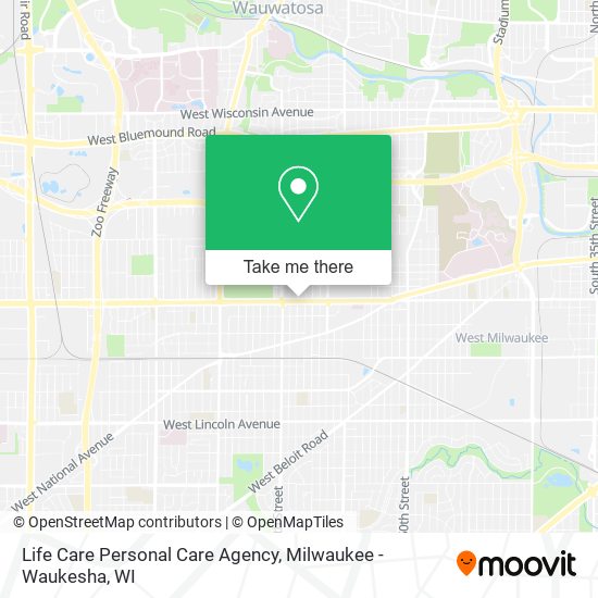 Life Care Personal Care Agency map
