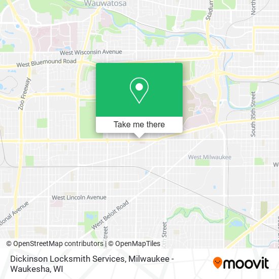 Dickinson Locksmith Services map