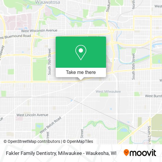 Fakler Family Dentistry map