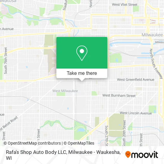 Mapa de Rafa's Shop Auto Body LLC