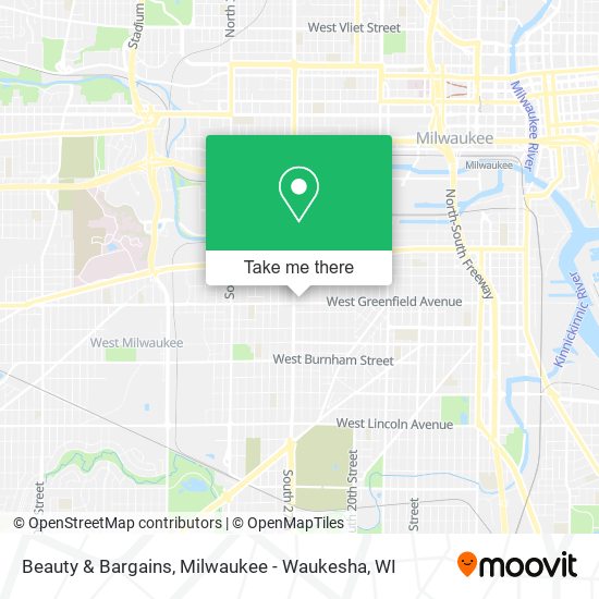 Beauty & Bargains map