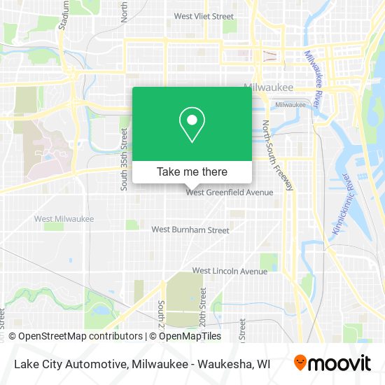 Lake City Automotive map