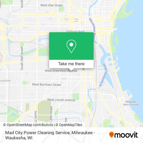 Mad City Power Cleaning Service map