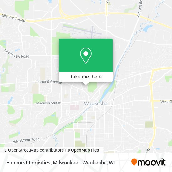 Elmhurst Logistics map