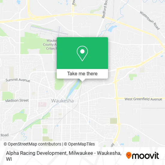 Mapa de Alpha Racing Development