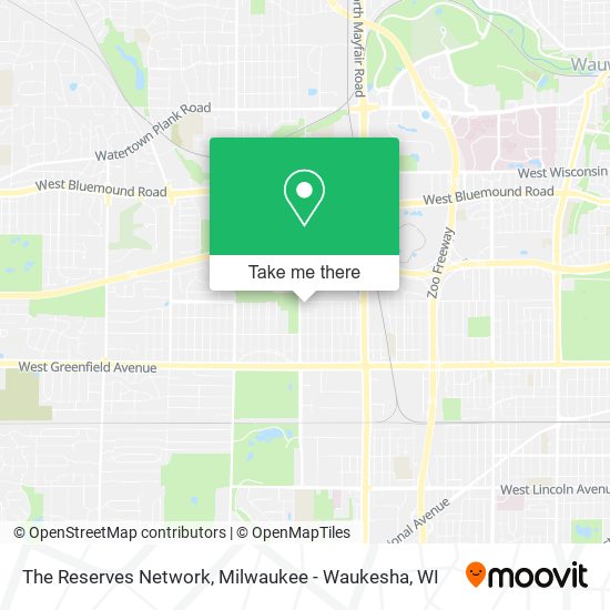 The Reserves Network map