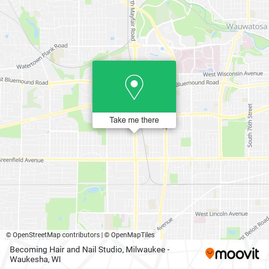 Becoming Hair and Nail Studio map