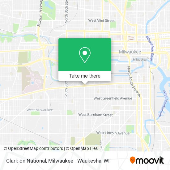 Clark on National map