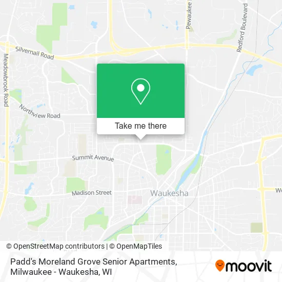 Padd's Moreland Grove Senior Apartments map