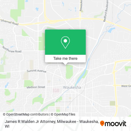 James R Walden Jr Attorney map