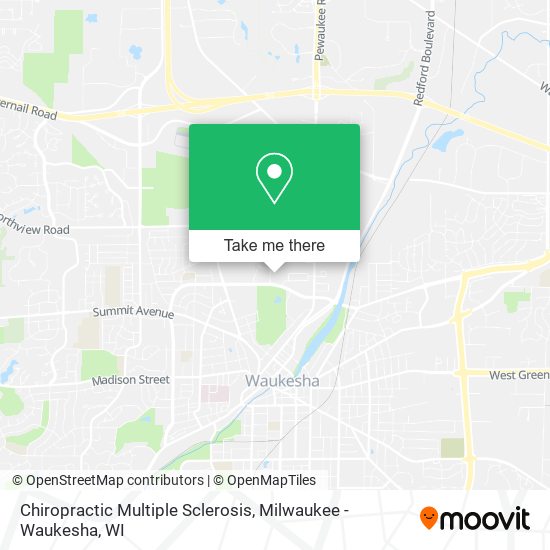 Mapa de Chiropractic Multiple Sclerosis