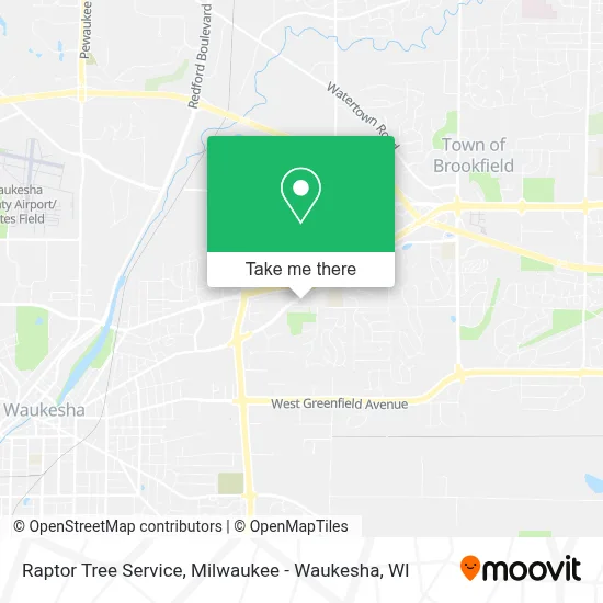 Raptor Tree Service map