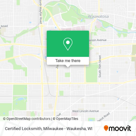 Certified Locksmith map