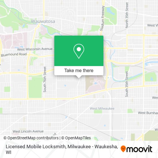 Mapa de Licensed Mobile Locksmith