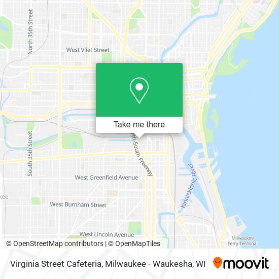 Virginia Street Cafeteria map