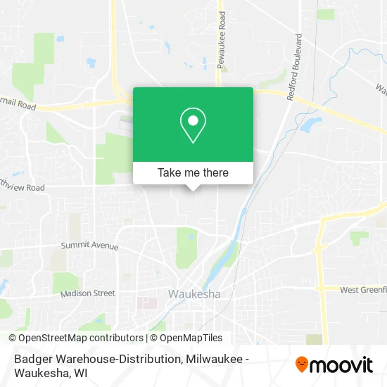 Mapa de Badger Warehouse-Distribution