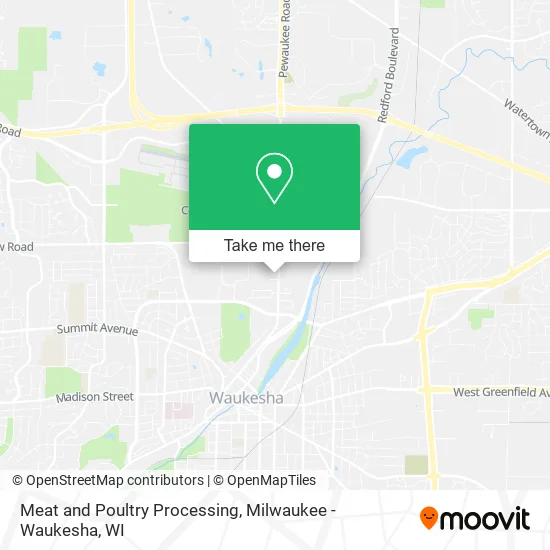 Mapa de Meat and Poultry Processing