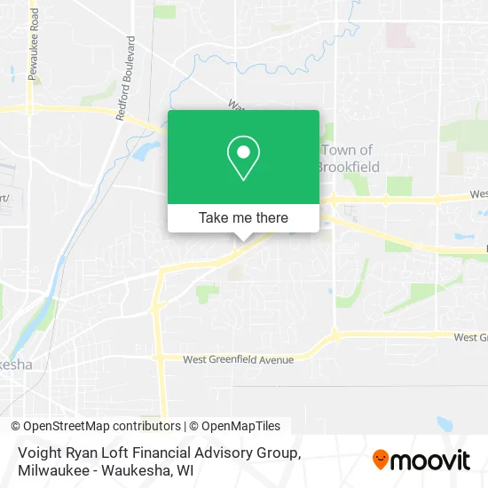 Mapa de Voight Ryan Loft Financial Advisory Group
