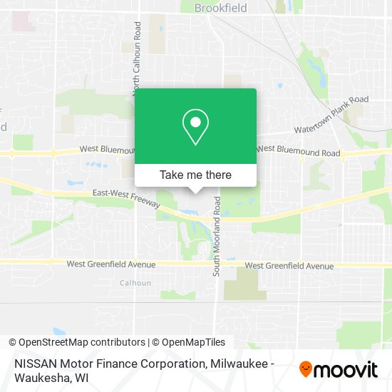 NISSAN Motor Finance Corporation map