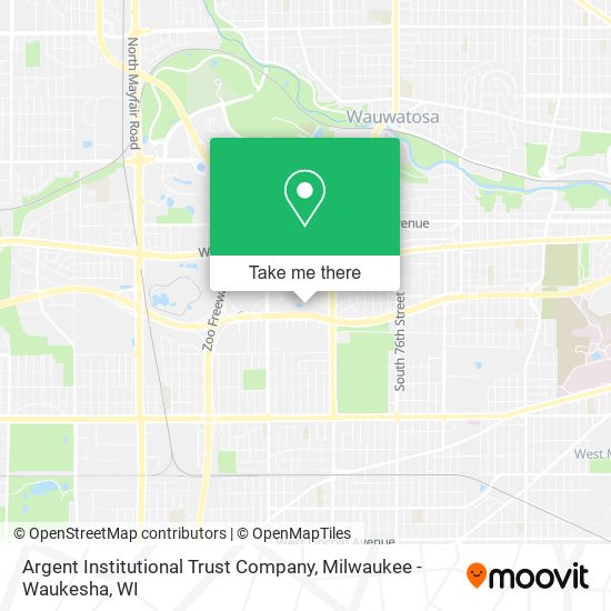 Argent Institutional Trust Company map